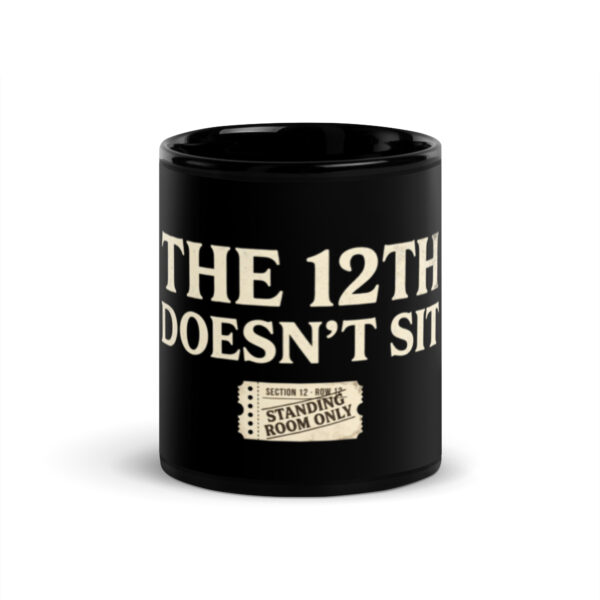 The Standing Room Black Mug