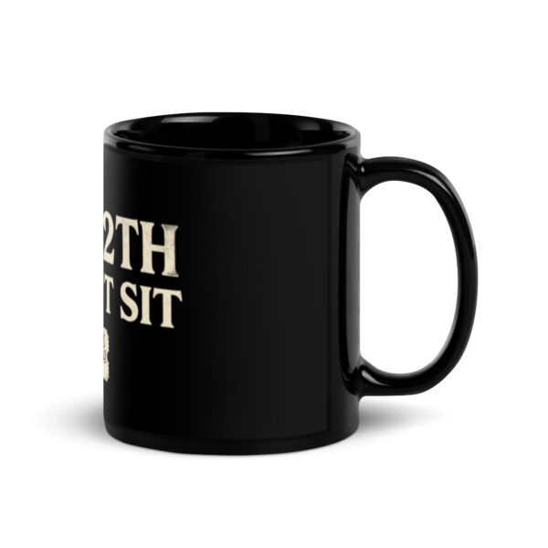 The Standing Room Black Mug