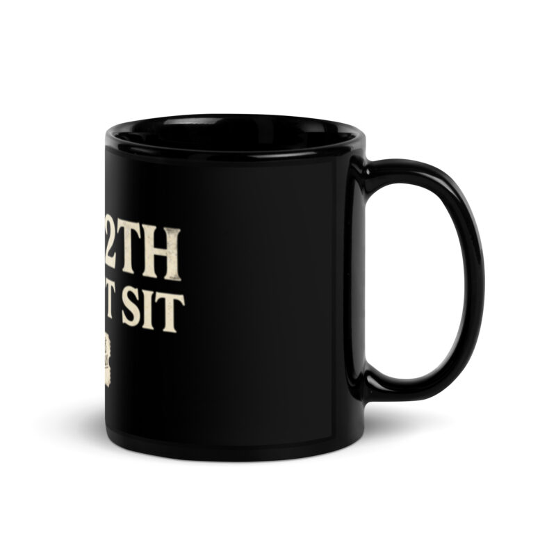 The Standing Room Black Mug